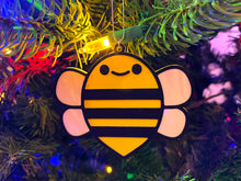 Load image into Gallery viewer, Bee Christmas Ornament
