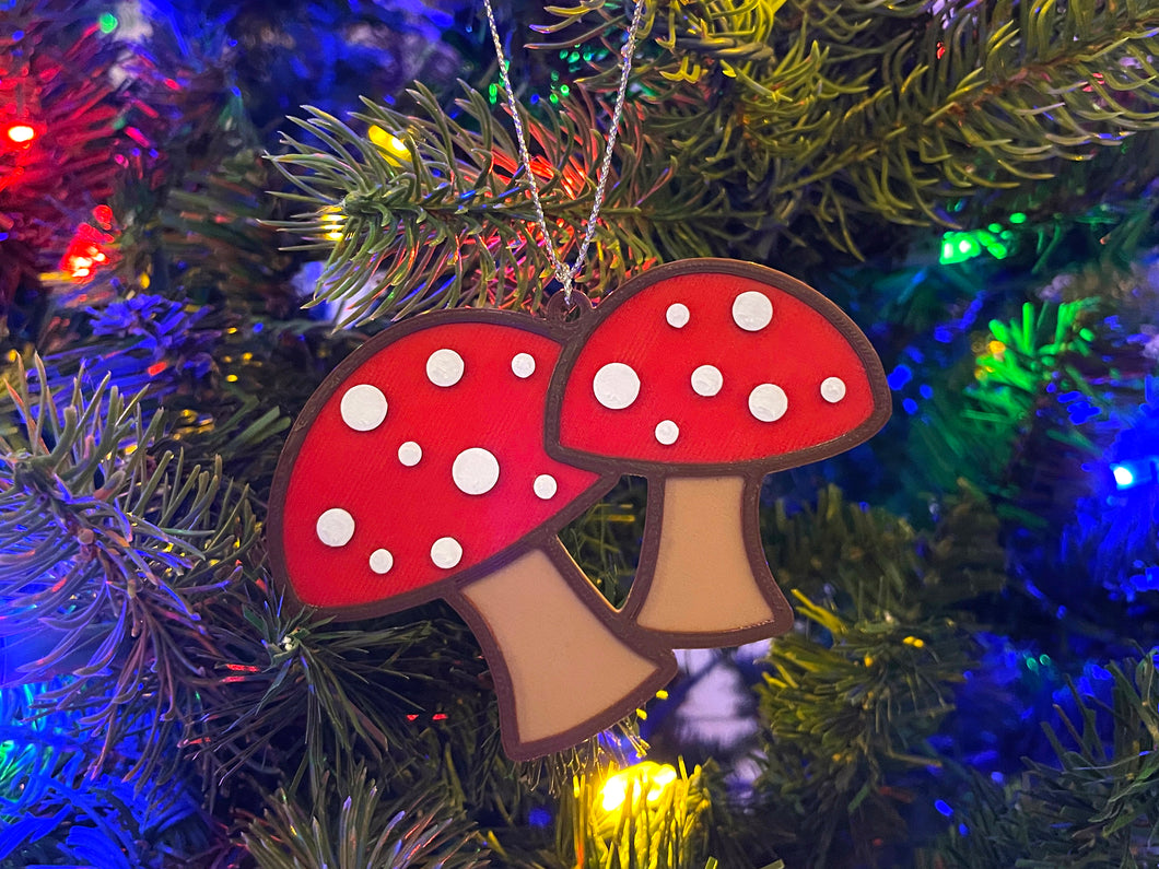 Mushroom Christmas Ornament