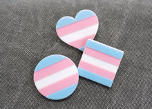 Load image into Gallery viewer, Trans Pride Pins - 3D printed
