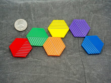 Load image into Gallery viewer, Rainbow Hex Fridge Magnets - Set of 6

