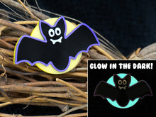 Load image into Gallery viewer, Bat Pin *GLOW in the DARK*
