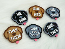 Load image into Gallery viewer, Dog Pronouns Pins
