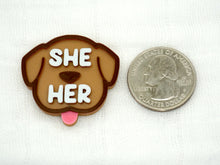 Load image into Gallery viewer, Dog Pronouns Pins
