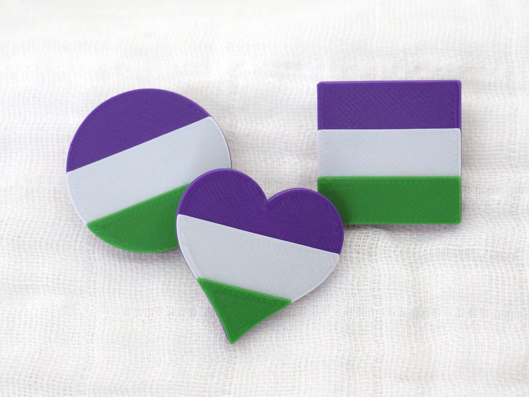 Genderqueer Pride Pins