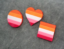 Load image into Gallery viewer, Lesbian Pride Pins
