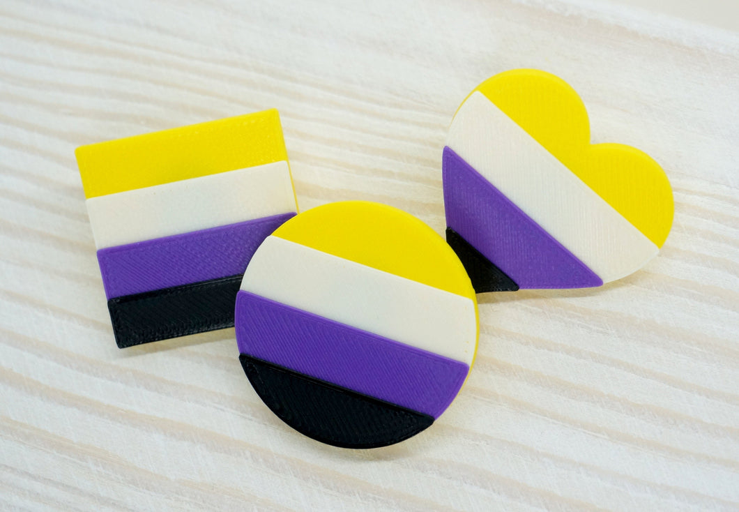 Non-binary Pride Pins
