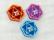 Load image into Gallery viewer, D20 Foam Shoe Charm
