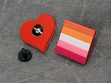 Load image into Gallery viewer, Lesbian Pride Pins

