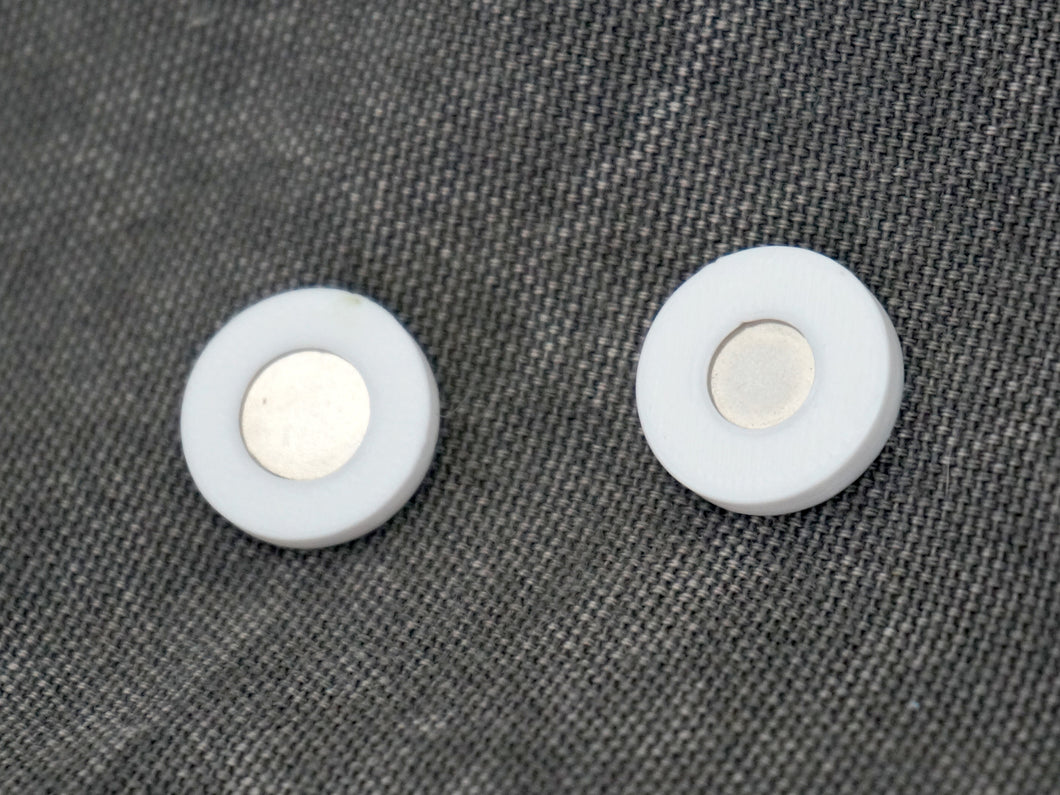 2 Pack of Extra or Replacement Magnet Backs for Magnetic Mask Charms or Magnetic Pins