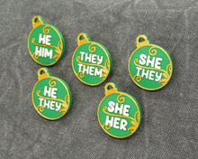 Load image into Gallery viewer, Ornament Pronouns Pins

