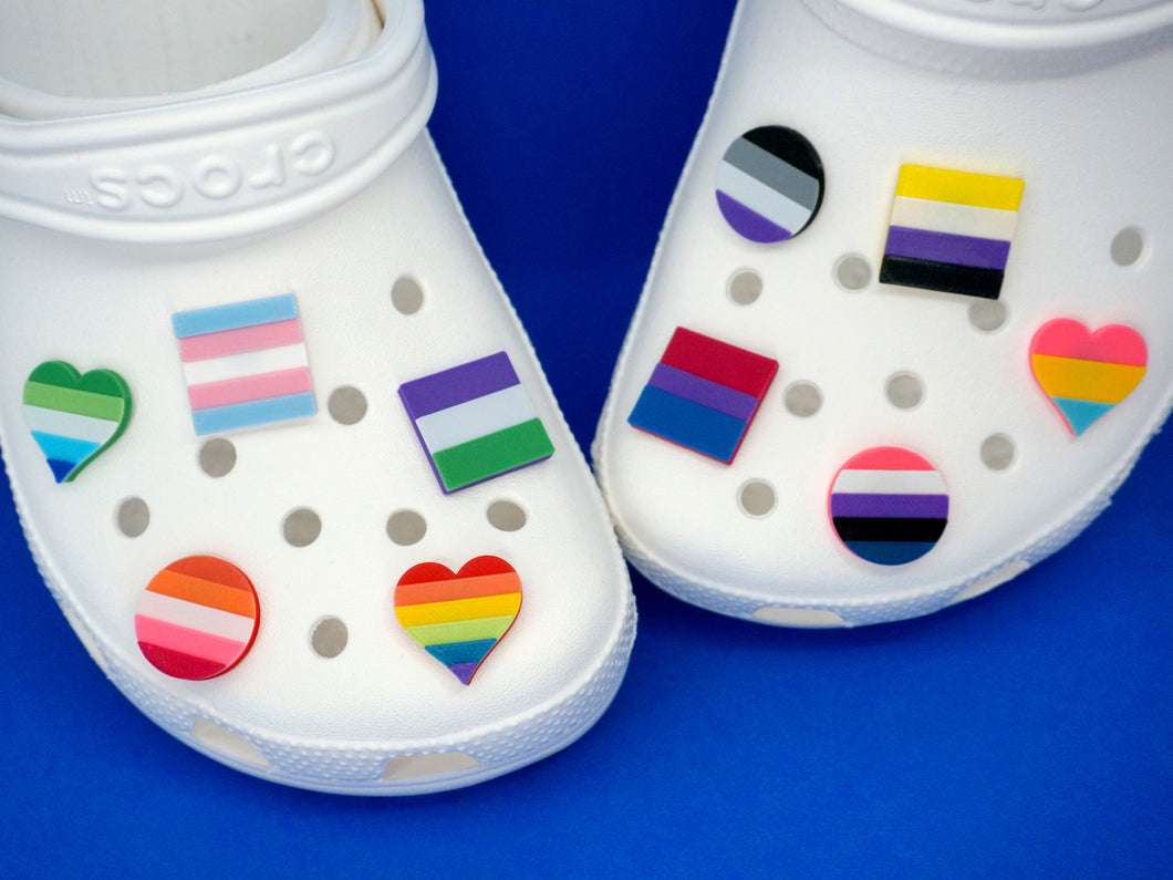 Pride Foam Shoe Charms