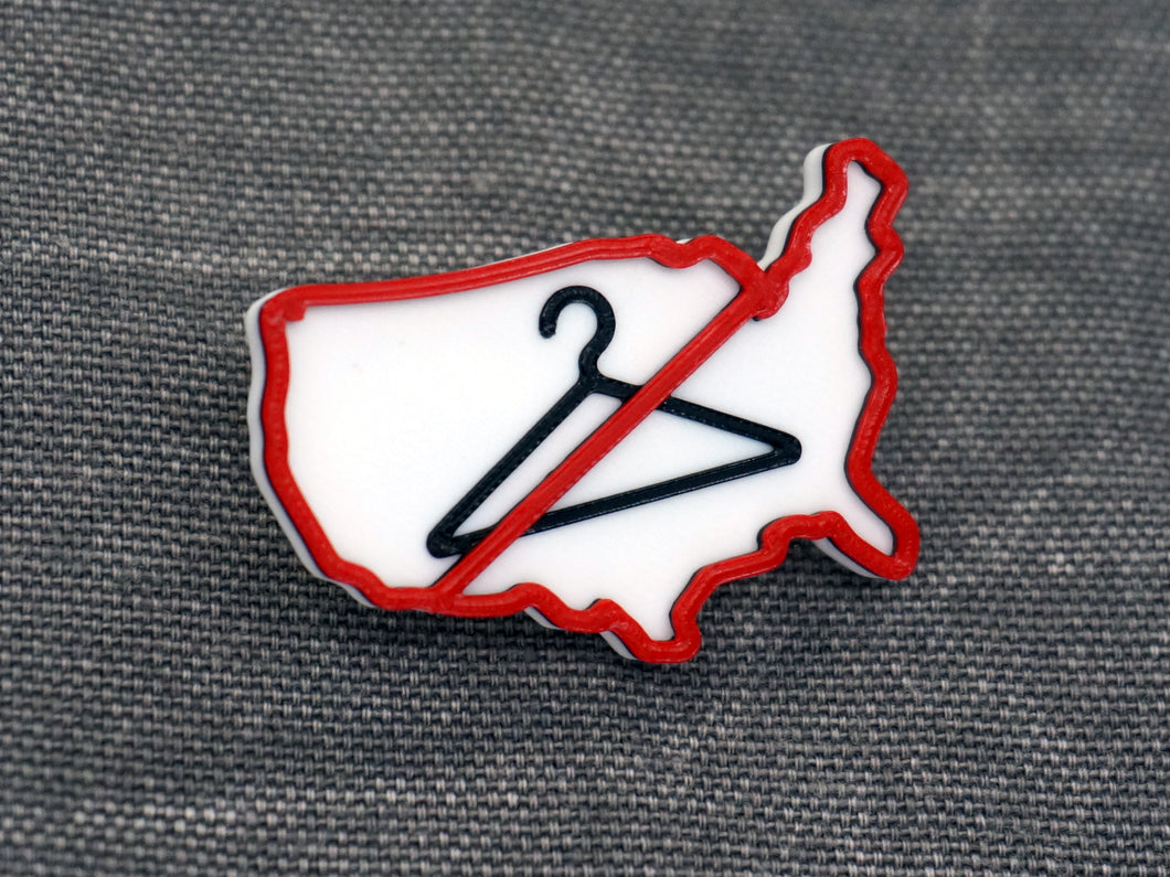 US Abortion Ban Protest Pin